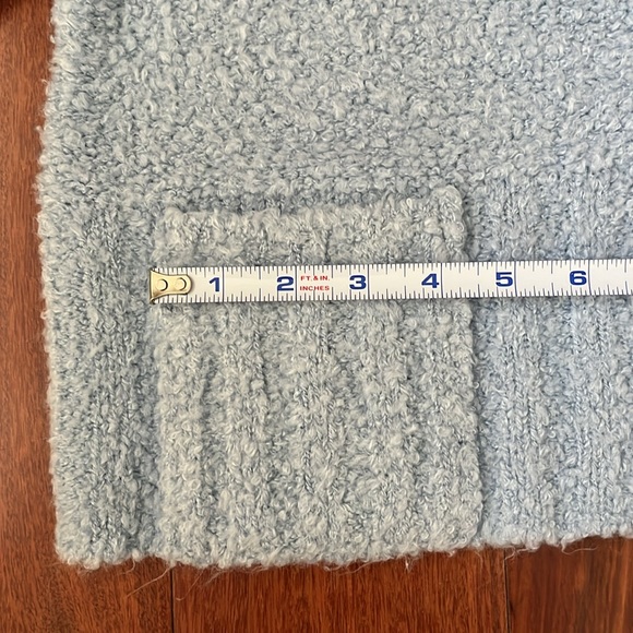 EUC Talbots Petite Light Blue Cozy Sweater Small - Picture 10 of 10
